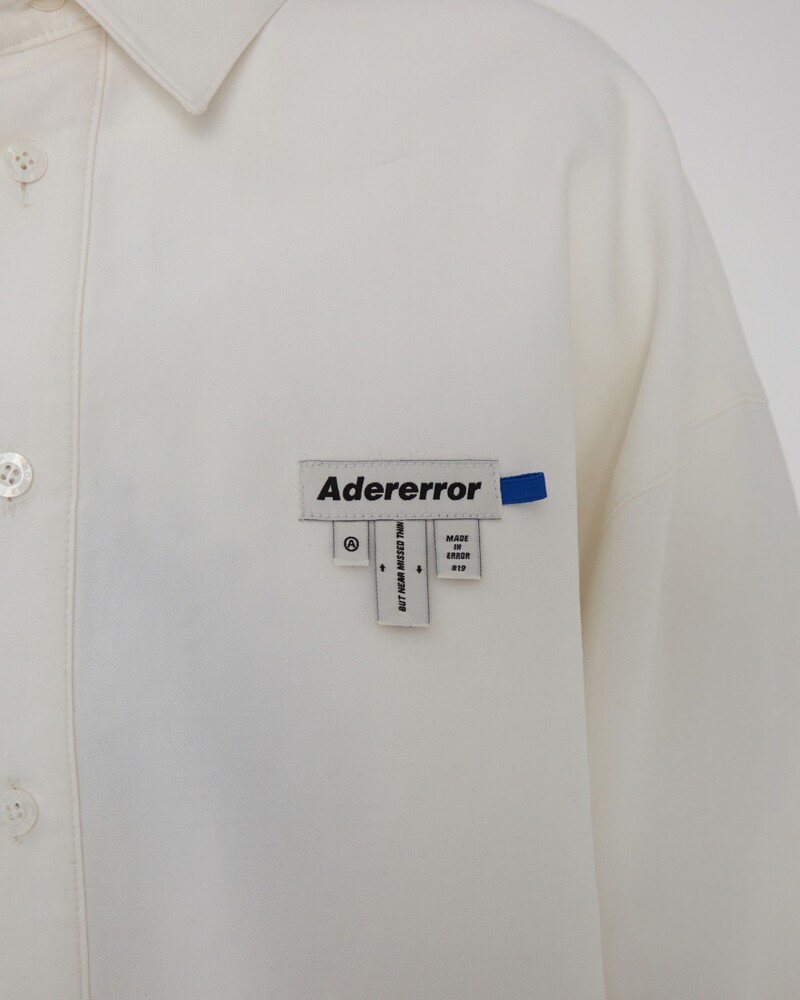ADERERROR taillabel crop shirt - シャツ